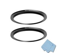 Step Up Ring Lot de 2 bagues d'adaptation pour objectif 72 mm vers filtre 82 mm