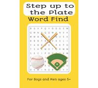 Step up to the Plate Word Find: Word Search, 6x9 inch book, with easy to read puzzles