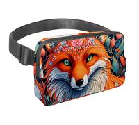 Step Up Your Outdoor Game Sac banane avec sangle réglable pour homme et femme en déplacement, motif lapin à dessin de couleur, Multicolore #06, 1.5x9.0x5.9in/4x23x15cm