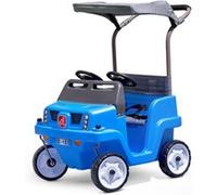Step2 Chariot SideBySide Push Around SUV Bleu G