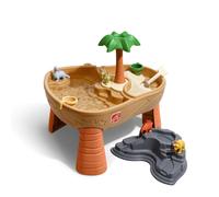 Step2 Dino Dig Sand & Table d'eau avec Dinosaure & Jungle | Table de jeux aquatiques pour enfants avec set de 7 accessoires | Jouets aquatiques / Table de sable pour
