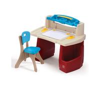 Step2 Grand Bureau pour Enfant en Plastique avec Tableau Blanc + Chaise - 702500