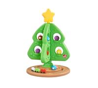 Step2 Mon Premier Sapin de Noël | Sapin de Noël en Plastique pour Les Tout-Petits | Comprend Une étoile, 8 Boules et Un Petit Train