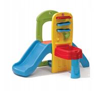 Step2 Play Ball équipement de jeu avec toboggan et balles | Jeux escalade en plastique pour enfants | Toboggan enfant avec 10 balles de jeu
