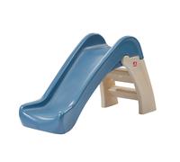 Step2 Play & Fold Toboggan pliant pour Enfants Gris / bleu | Toboggan enfant à partir de 18 mois | Toboggan de 103 cm en plastique