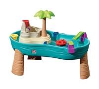 Step2 Splish Splash Table d'eau en Plastique Bleue | Table d'Eau avec Set 10 Pièces, 26,5 L d'Eau