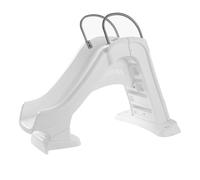 Step2 Vero Poolside Toboggan de piscine en plastique blanc | Toboggan aquatique avec marches antidérapantes, pied réglable en hauteur et plastique UV20 - pour piscines encastrées | 1,2 mètre