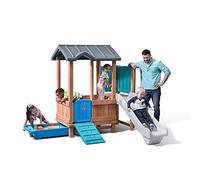 Woodland Adventure Playhouse & Slide Step2
