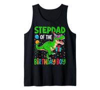 Stepdad of The Birthday Party Outfit Dinosaure Bonus Dad Débardeur