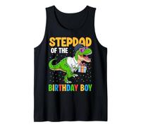 Stepdad of The Birthday Party Outfit Dinosaure Bonus Dad Débardeur
