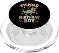 Stepdad of The Birthday Party Outfit Dinosaure Bonus Dad PopSockets PopGrip pour MagSafe