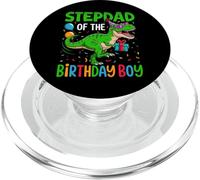 Stepdad of The Birthday Party Outfit Dinosaure Bonus Dad PopSockets PopGrip pour MagSafe