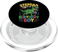 Stepdad of The Birthday Party Outfit Dinosaure Bonus Dad PopSockets PopGrip pour MagSafe