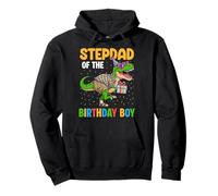 Stepdad of The Birthday Party Outfit Dinosaure Bonus Dad Sweat à Capuche