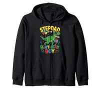 Stepdad of The Birthday Party Outfit Dinosaure Bonus Dad Sweat à Capuche