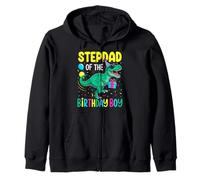 Stepdad of The Birthday Party Outfit Dinosaure Bonus Dad Sweat à Capuche