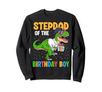 Stepdad of The Birthday Party Outfit Dinosaure Bonus Dad Sweatshirt