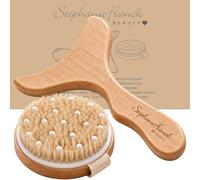Stephanie Franck Beauty - Set Maderothérapie Corps, Gua Sha & Brosse à Sec | Routine corps 2-en-1 : massage manuel et brossage à sec