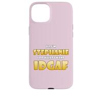 Stephanie Joke IDGAF Meme Cute Halloween Costume for Steph Coque pour iPhone 15 Plus
