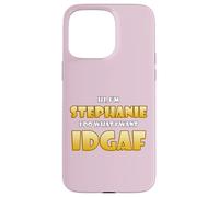 Stephanie Joke IDGAF Meme Cute Halloween Costume for Steph Coque pour iPhone 15 Pro Max