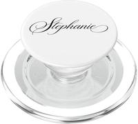 Stephanie Prénom Femme Élégante Mignon Femme Fille Petite Amie Steph PopSockets PopGrip pour MagSafe
