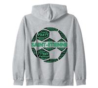 Stéphanois Cadeau Supporter Saint-Etienne Foot Football Sweat à Capuche