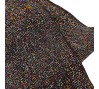STEPHANOISE Bande de Bord côte 1.2mx85mm Noir Multicolore Lurex