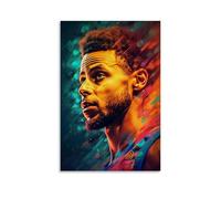Stephen Curry Poster sur toile, peinture décorative moderne, esthétique, pour chambre à coucher, salon, 30 x 45 cm, sans cadre