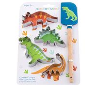 Stephen Joseph, Ensemble de biscuits de cuisine pour enfants - Emporte-pièce et spatule - Dinosaure (SJ1245)