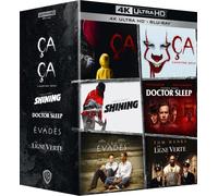Coffret Stephen King : Ça + Ça - Chapitre 2 + Doctor Sleep + Shining + Les Évadés + La Ligne Verte - 4k Ultra Hd + Blu-Ray