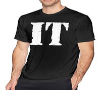 Stephen King IT T Shirt Men's Fashion Cotton Crew Neck Short Sleeve Tunics Size XXL