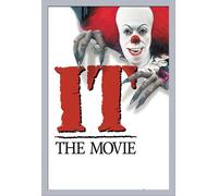 Stephen King's - ES - Poster - Movie, The - 1990 Key Art + cadre amovible, Shinsuke® Maxi MDF argenté, vitre acrylique
