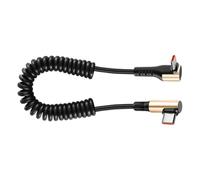 Stephencho Câble de charge super rapide 240 W - Double USB C - Bobine à ressort - Câble de charge haute résistance pour plusieurs appareils de type C vers câble de type C