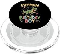 Stepmom of The Birthday Party Outfit Dinosaure Bonus Mom PopSockets PopGrip pour MagSafe