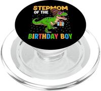 Stepmom of The Birthday Party Outfit Dinosaure Bonus Mom PopSockets PopGrip pour MagSafe