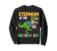 Stepmom of The Birthday Party Outfit Dinosaure Bonus Mom Sweatshirt