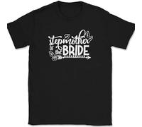 Stepmother of The Bride T-Shirt Wedding Party Groom Event Group Gift Tee