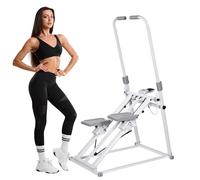 Stepper 2025 pour exercices de gym à la maison, machine d'escalade verticale pour entraînement de tout le corps, cardio vertical pliable, machine d'escalade avec guidon réglable pour la maison et le