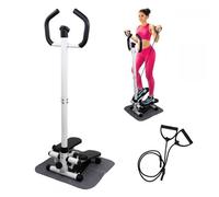 Stepper avec cordes élastiques Mobiclinic Intensité réglable Hauteur réglable Écran LCD Compact Step-Pro
