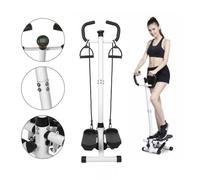 Stepper de Fitness avec Cordes élastiques, Willonin® Machine avec écran LCD et guidon ergonomique, Entraînement de masculation