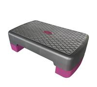 Stepper de fitness pour la maison, 45 x 28 x 13 cm, petit stepper d'aérobic, planche de fitness, hauteur réglable, antidérapante, équipement de fitness pour la musculation et l'aérobic
