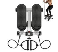 Stepper D'entraînement - Appareil De Fitness Portable Réglable, Compact, Silencieux Et Antidérapant Avec Écran LCD | Exercices Sportifs D'entraînement Au Sol En Intérieur, Idéal Pour La Maison, Le B