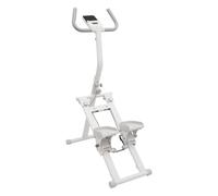 Stepper d'escalade pliable à la maison, machine verticale pour entraînement de tout le corps avec 3 niveaux de résistance, écran LCD, inclinaison à 45° et pédales antidérapantes, pour fitness