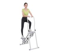 Stepper d'escalier pliable avec écran LCD et poignée réglable, pour entraînement complet du corps, mini stepper peu encombrant, appareil de fitness pour la maison, charge jusqu'à 150 kg