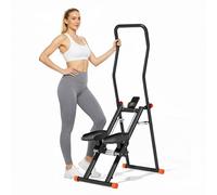 Stepper d'Escalier Pliable, Pédales Réglables, Écran LCD, Cardio à Domicile