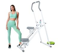 Stepper d'escalier pour Exercice de Gymnase à Domicile,Stair Step Fitness Appartement Pliage vélo Machine Verticale Machine d'entraînement complète du Corps, Compact Cardio AB Trainer avec monite