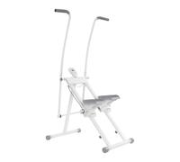 Stepper d'escalier pour exercices de fitness à domicile, machine d'escalade verticale pour entraînement complet du corps, 100 kg, appareil d'exercice cardio pour jambes, tronc et fessiers (blanc)