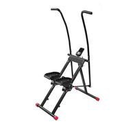 Stepper d'escalier pour exercices de fitness à domicile, machine d'escalade verticale pour entraînement complet du corps, 100 kg, appareil d'exercice cardio pour jambes, tronc et fessiers (noir)