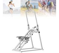 Stepper d'escalier vertical pliable, poignée réglable et marches avec écran LCD, pour entraînement complet à la maison