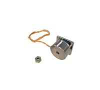 Stepper electronic starter brake DC 24V for NEMA 17 NEMA 23 NEMA34 stepper electronic starter silver color round type electronic starter brake IINKUEYK(NEMA 23 brake)